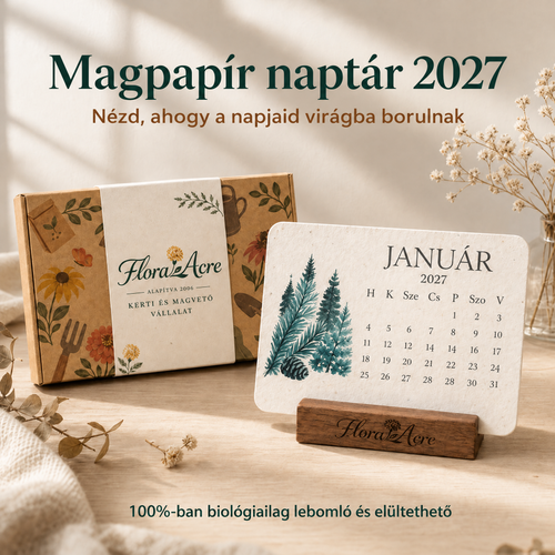 🌱 2027-es ültethető magnaptár🍇 – Egy évnyi szépség, új élet minden lapban! 🌸🎁