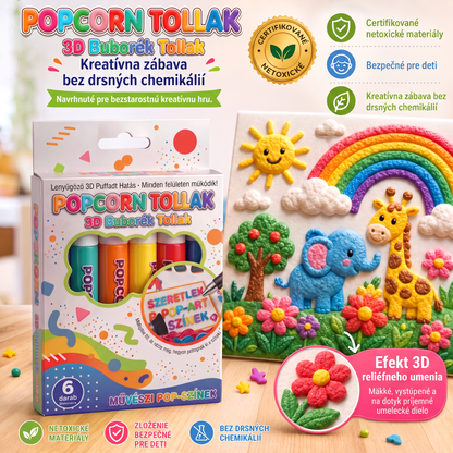 Ma 50% kedvezménnyel 🔥 | PKNEW® 3D dombornyomó művészeti toll🍇 – változtassa a hétköznapi rajzokat lenyűgöző térbeli alkotásokká 🎨